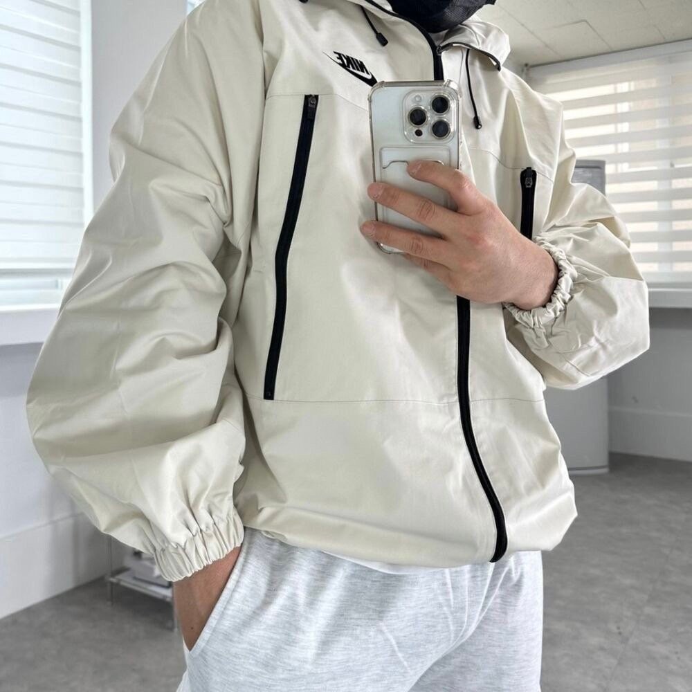 NK 로고 고프코어 바람막이