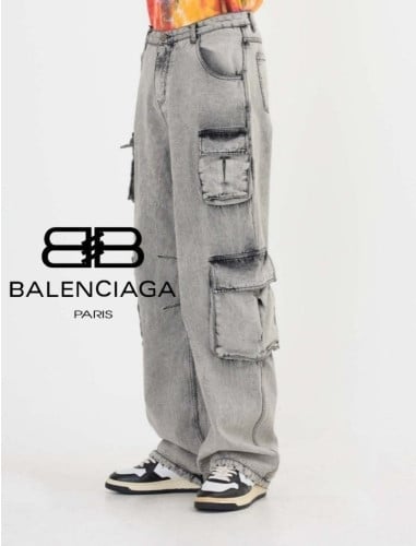 BLC 그레이 워싱 카고