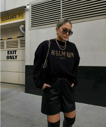 18877_BM 골드 고딕 레터링 맨투맨