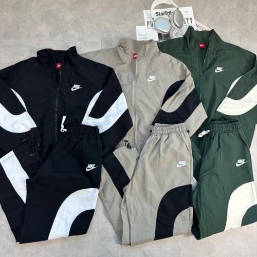 NK 웨이브 배색 바람막이집업 팬츠 셋