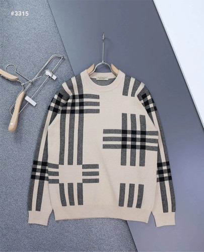BBR 클래식 체크 라운드 스웨터