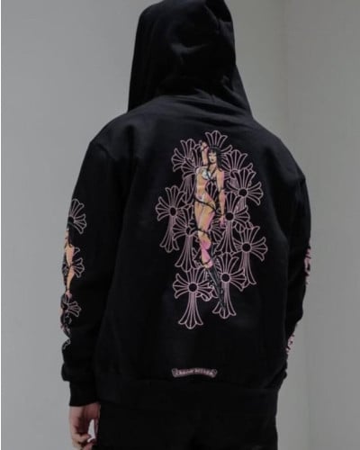 #크롬하츠 데들리 돌 세메터리 집업 후드 자켓