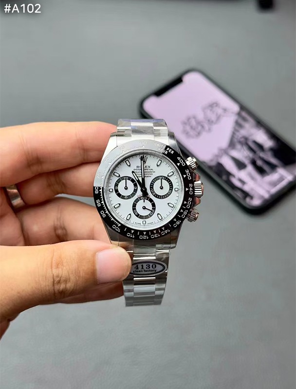 #로렉스 C공장 4130 데이토나 화이트 다이얼 (판다 / 세라믹 베젤)