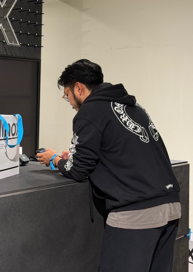 #크롬하츠 홀스슈 플로랄 집업 후드 자켓