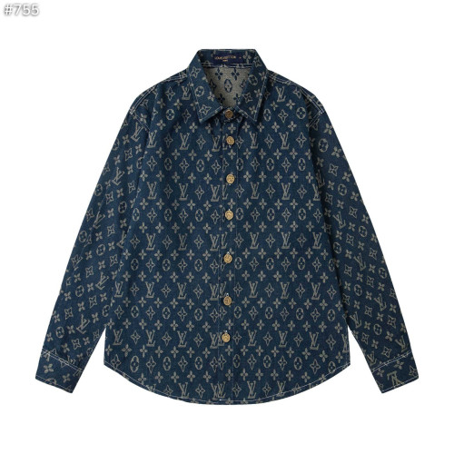 #루이비통 모노그램 데님 셔츠