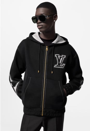 #루이비통 그래픽 인타르시아 코튼 후드 집업