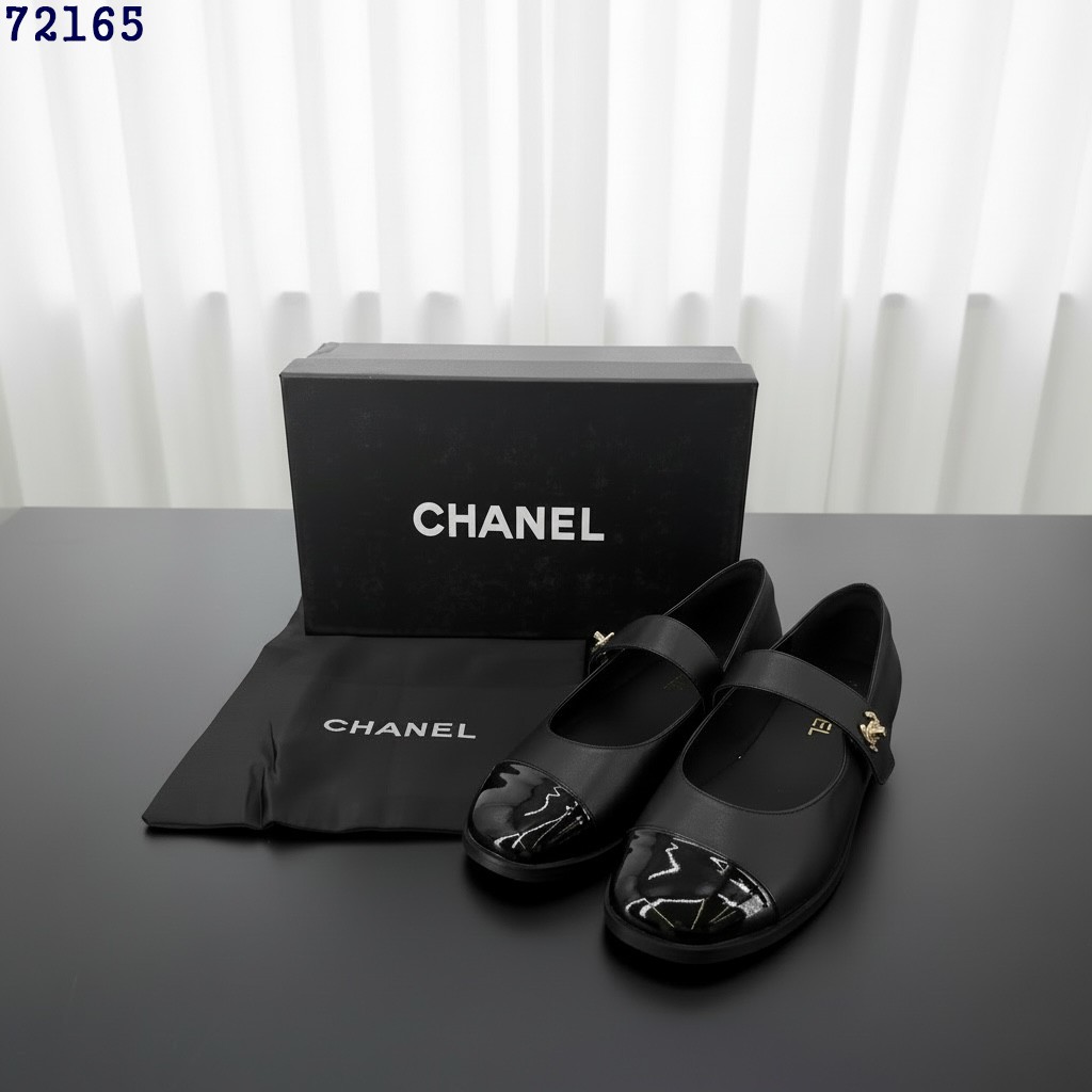 👹샤넬 메리제인 턴락 플랫 슈즈👹