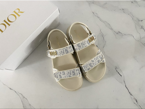 디V 액트 Dioract 샌들 에크루 Dior Oblique