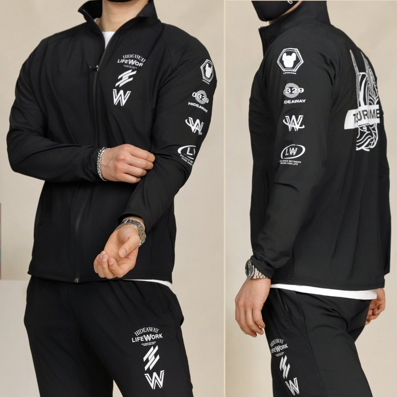 1<라이프워크 모멘트 벤추리 기모 트레이닝세트>