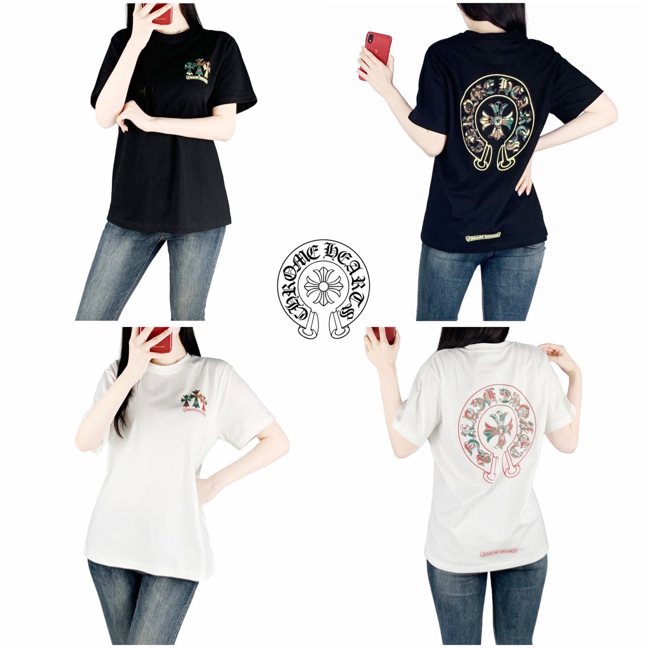 <크롬 밀리터리 면 반팔>