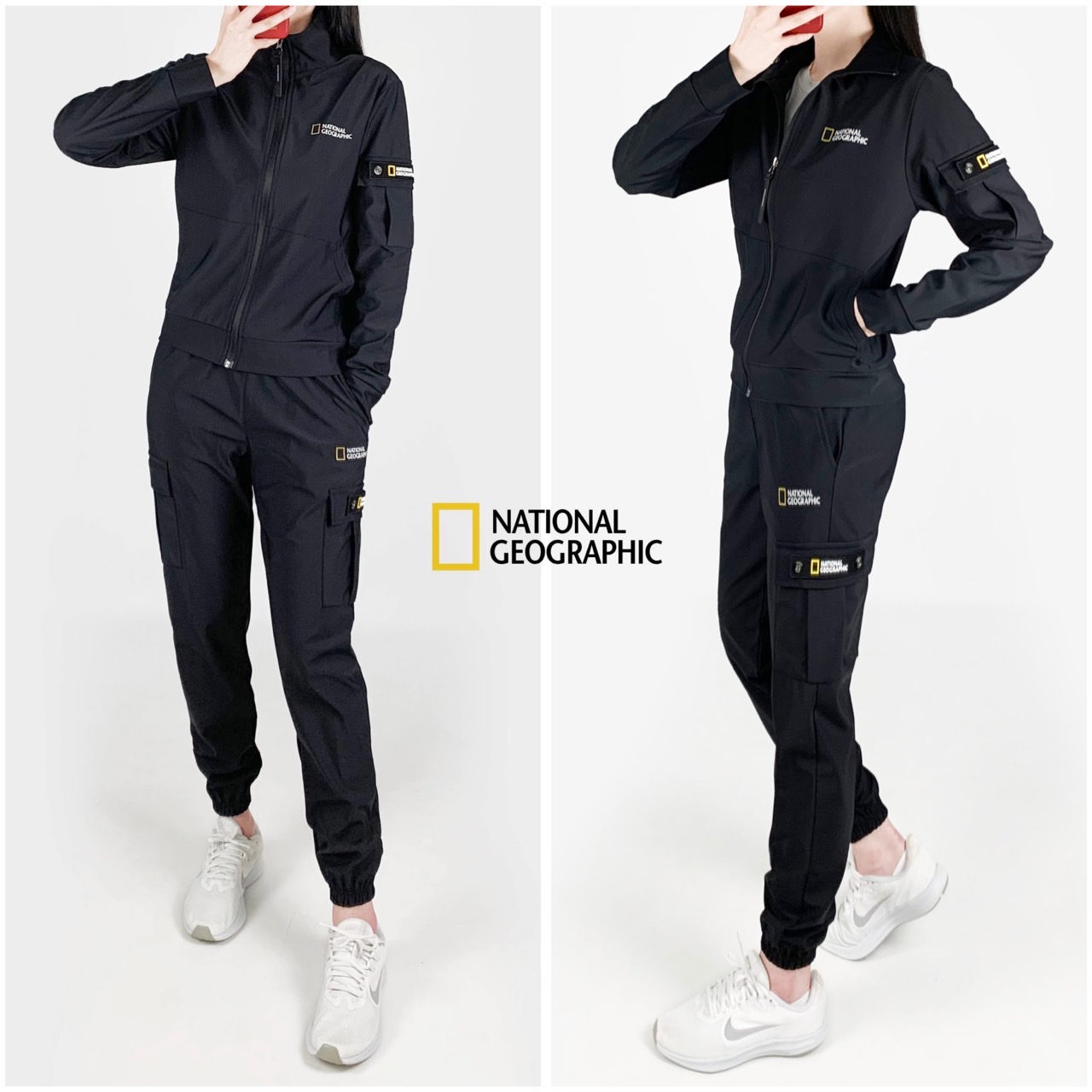 <내셔널 건빵 벤츄리 집업 조거 세트>