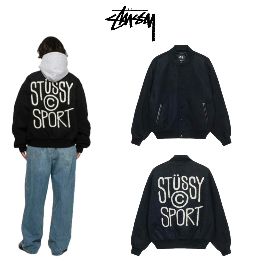 재입고!! 스*시 스포츠 멜튼 바시티(블랙)