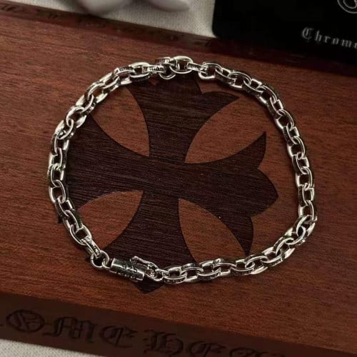 2026 크*롬하츠 K07 페이퍼 (5mm) 체인 925 실버 팔찌 브레이슬릿 입고~