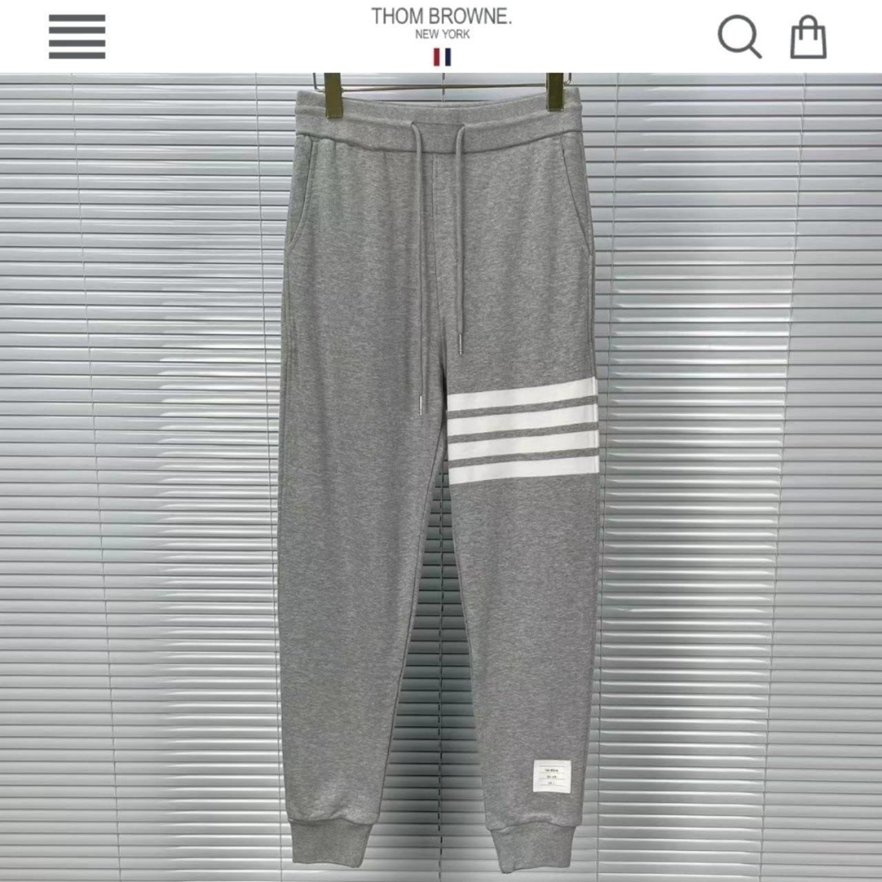 TB사선완장 시그니쳐 코튼 스웻팬츠