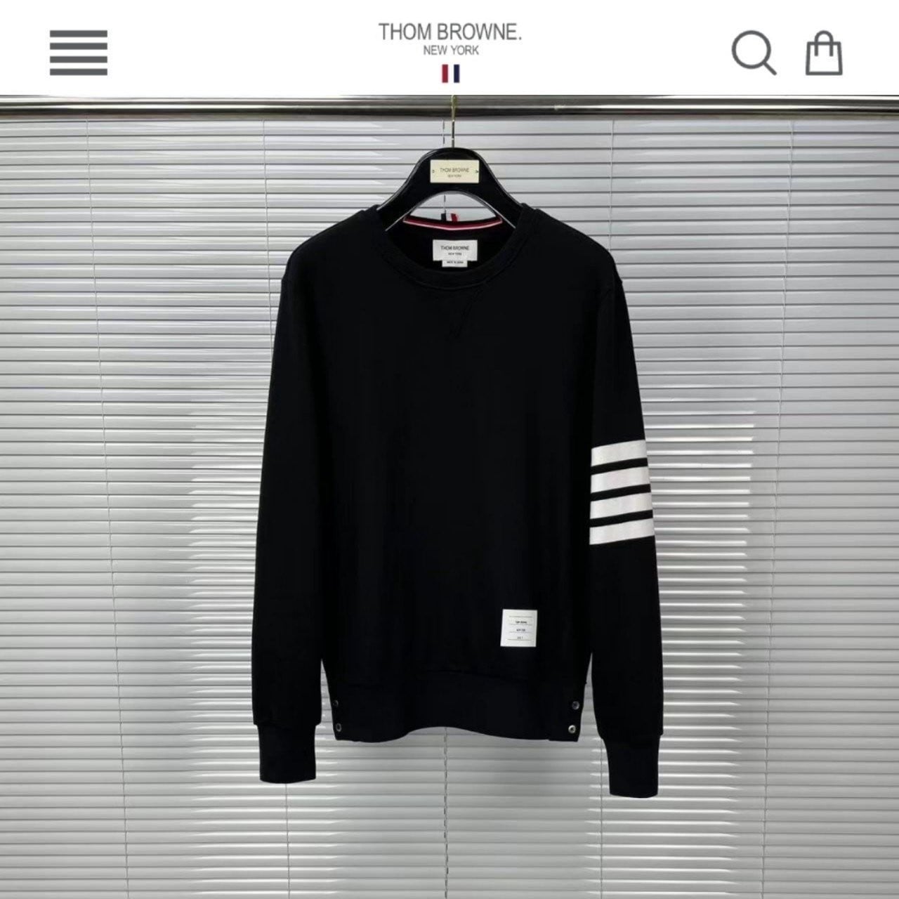 TB사선완장 시그니쳐 코튼 맨투맨