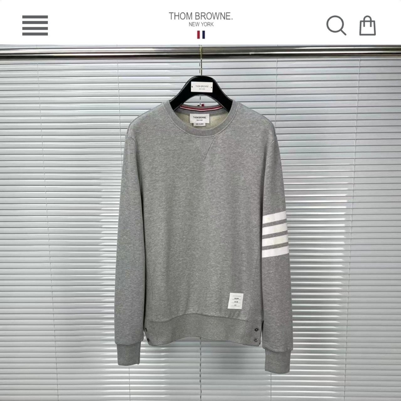 TB사선완장 시그니쳐 코튼 맨투맨