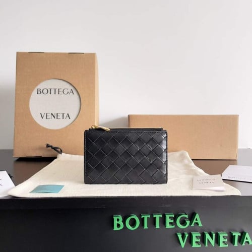 해배) BV 인트레치아토 지퍼 지갑 (B66746848)