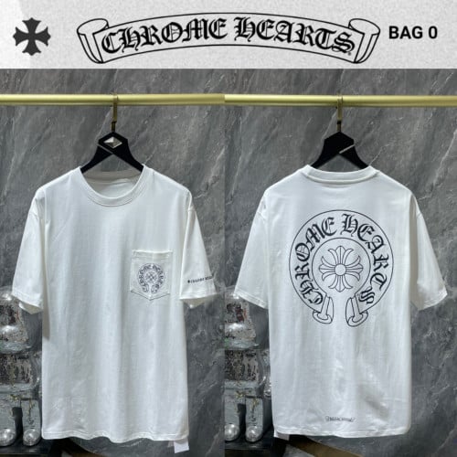 Chr*******  포켓 말발굽 로고 티셔츠