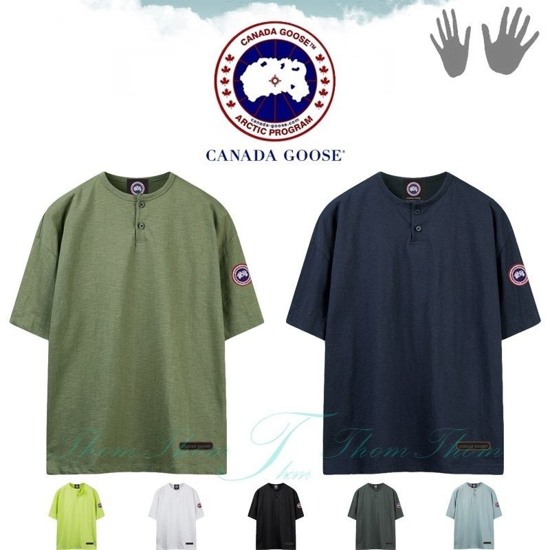 💕 캐* 슬라브 오버핏 헨리넥 반팔