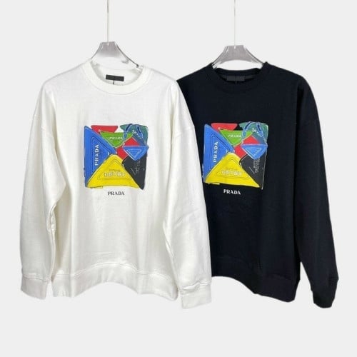 💕 프** 컬러블록 맨투맨