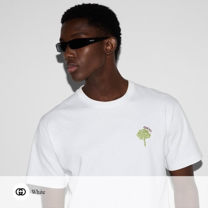 💕 구* 플라워 자수 티셔츠