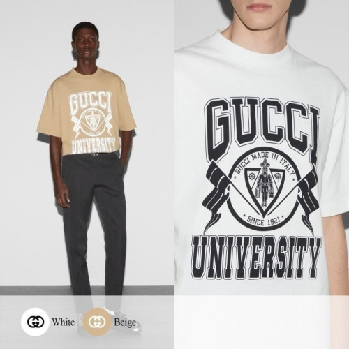 💕 구* 유니버시티 프린트 티셔츠