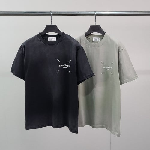 💕 메* 마르지엘라 넘버레터링 피그먼트 반팔티