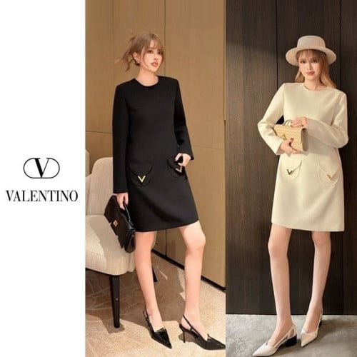 💕 발*** 포켓 장식 원피스