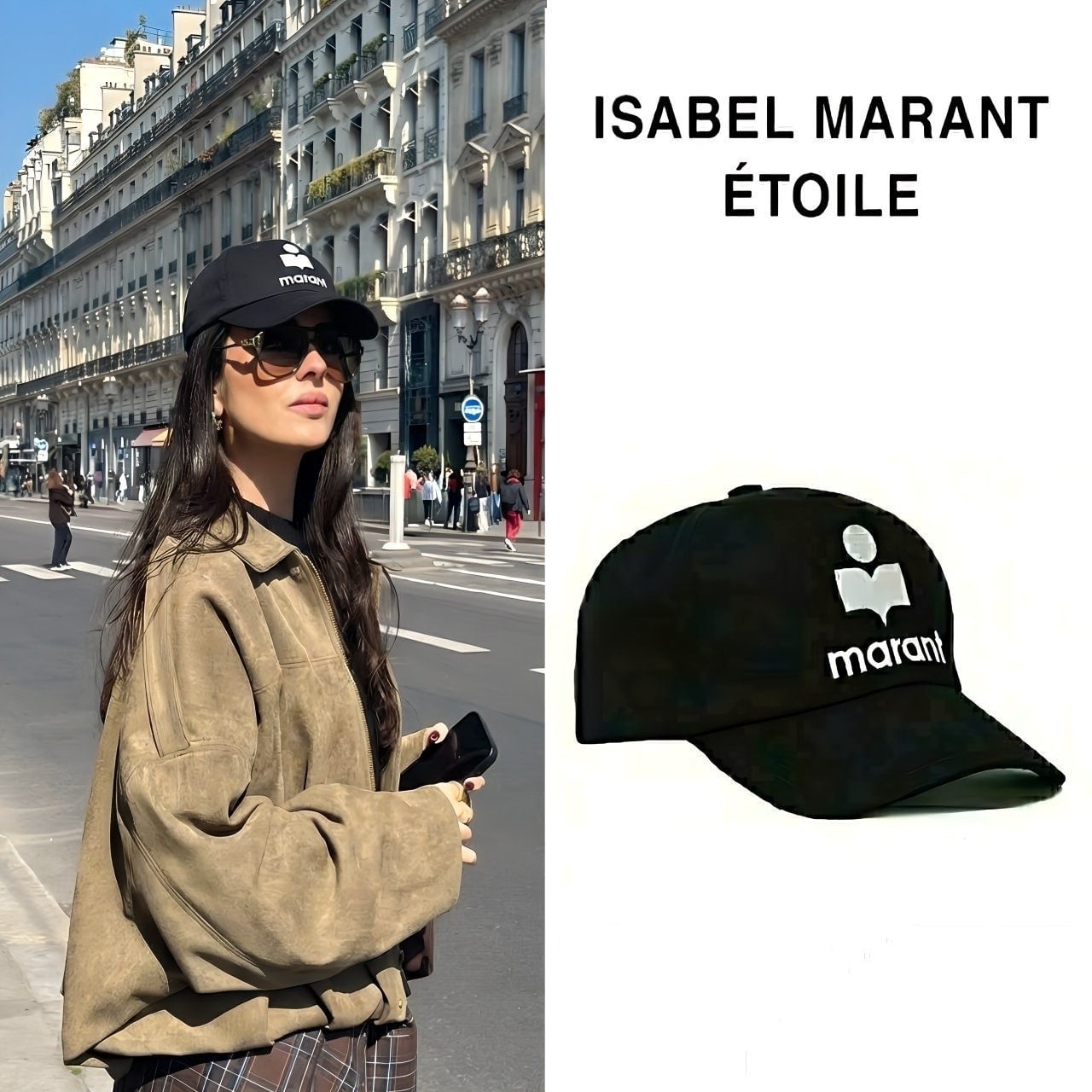 💕 이** 마랑 수입 자수로고 볼캡