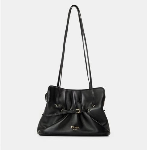 💕 프** 다다 스몰 핸드백 1BG586 2DX8 F0002 숄더백 나파 가죽 블랙 여성 ❤풀박스❤️