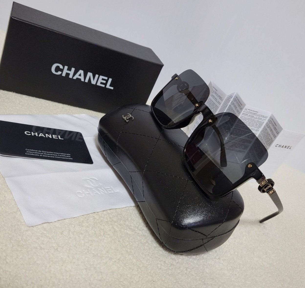 💕 샤* 로고 반테 사각 선글라스