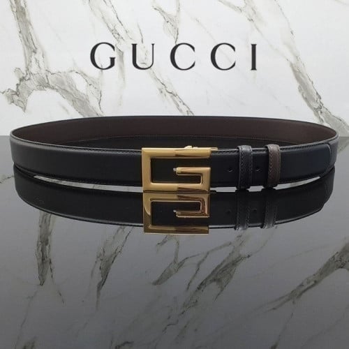 💕 구* 스퀘어 G 버클 리버서블 벨트 ⚓848