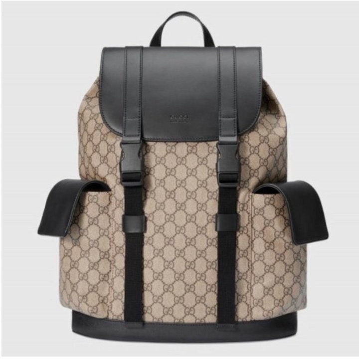 💕 구* 가죽 자가드 백팩