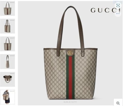 💕 구* 고급 GG모노그램 오피디아 미디엄 토트백