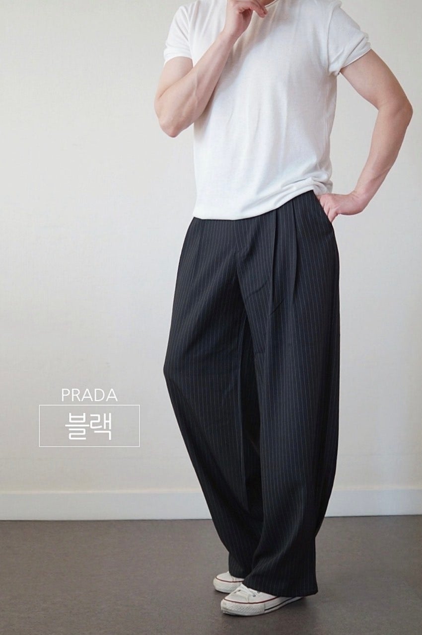 💕 프** 반밴딩 벌룬투턱 슬랙스