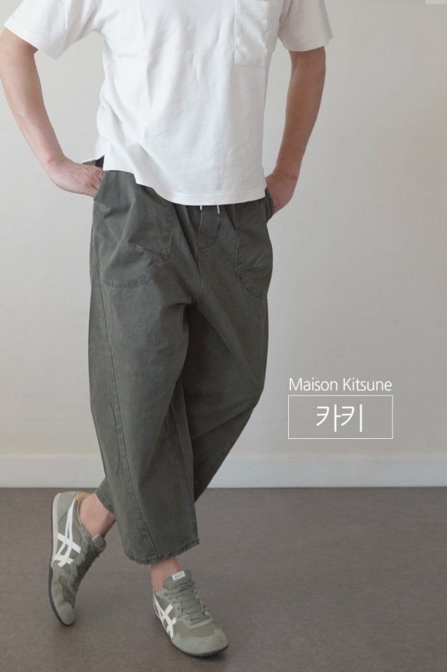 💕 메* 키츠네 벌룬핏 크롭팬츠