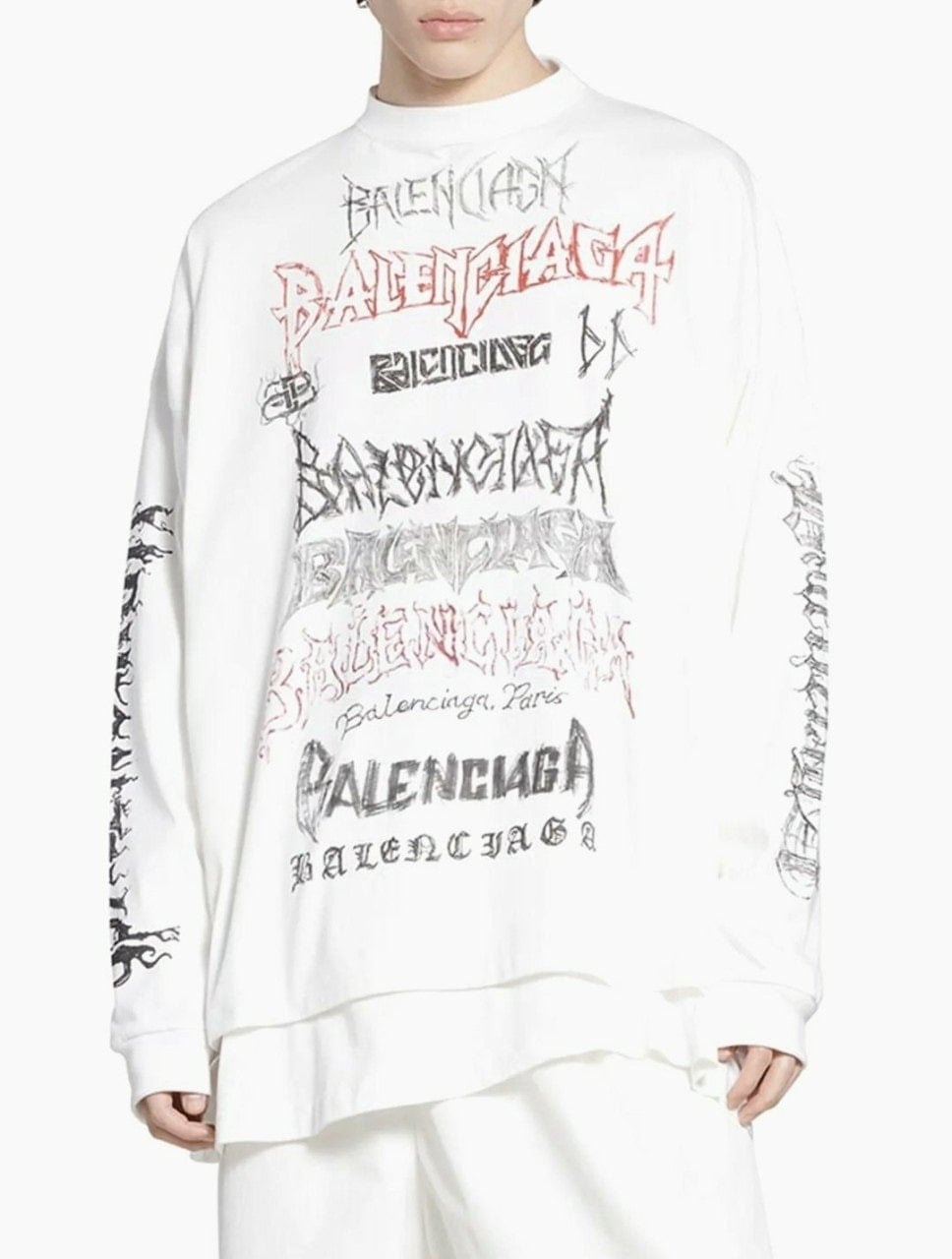 💕 발**** 멀티그래피티 티셔츠