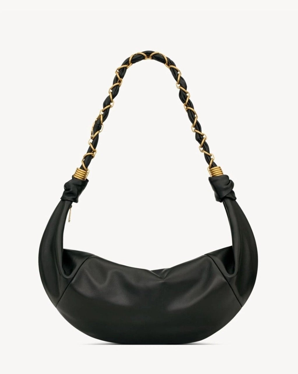 💕 생** 램스킨 소재 AMALIA 호보 백 블랙 ❤풀박스❤️