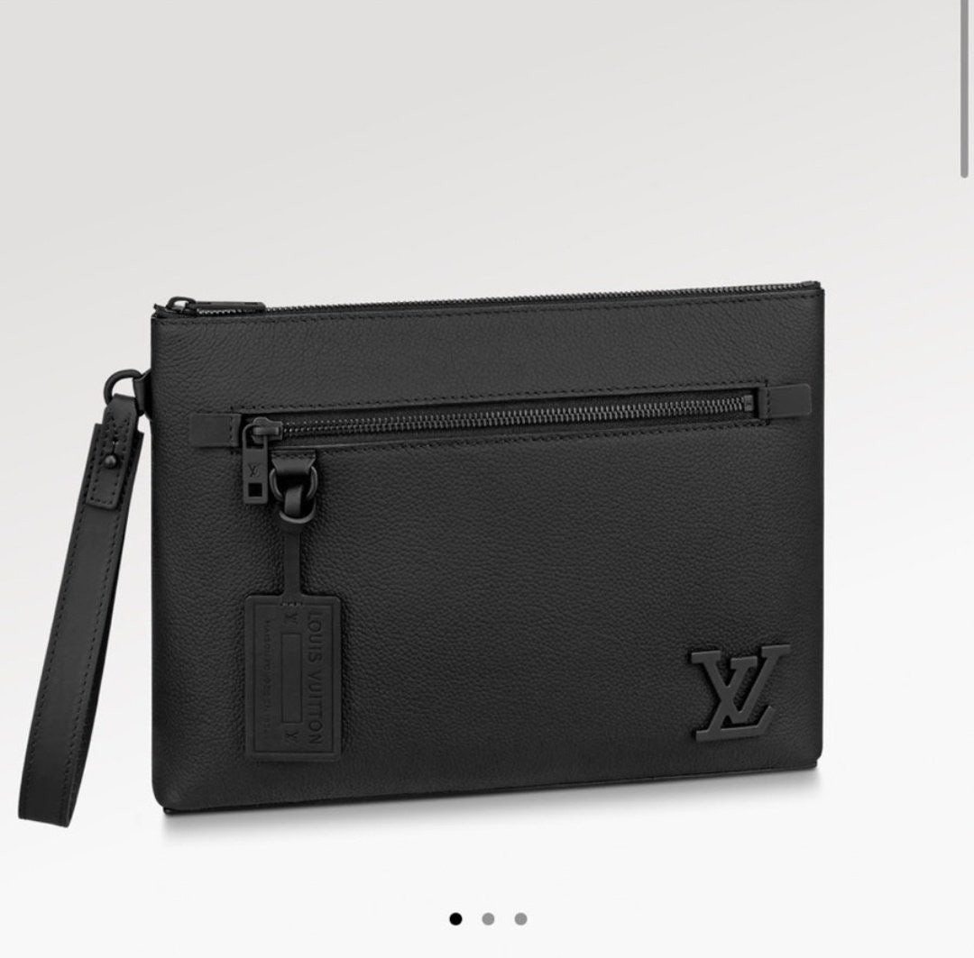 💕 루* 에어로그램 그레인 레더 아이패드 파우치 블랙 ❤️풀박스❤️