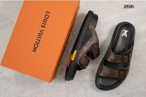 🔆 [LOUIS VUITTON] 루이비통 모노그램 더블 스트랩 남성 샌들 🔆