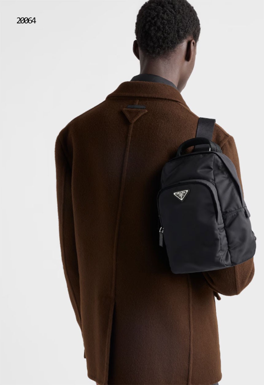 🔆 [PRADA] 프라다 리나일론 사피아노 가죽 백팩 🔆