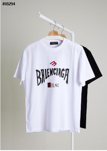 🔆 [BALENCIAGA] 발렌시아가 핸드페인팅 숏 슬리브 그래픽 티셔츠 🔆