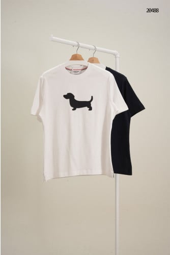 🔆 [THOM BROWNE] 톰브라운 시그니처 도그 로고 반팔 티셔츠 🔆