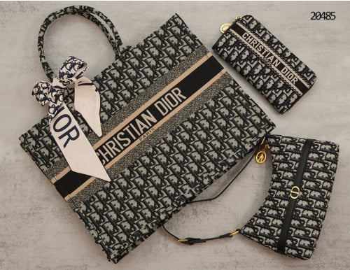 🔆 [DIOR] 디올 오블리크 북 토트백, 30 몽테인 미니 숄더백, 장지갑 3셋 🔆