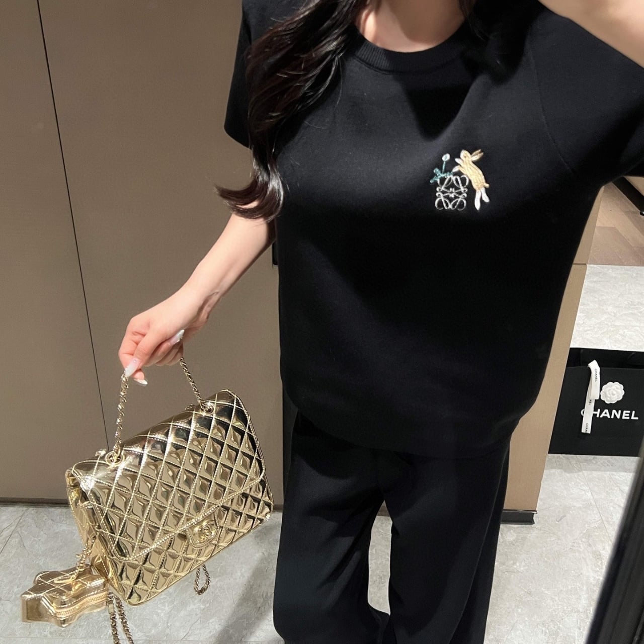 로에 [LOEWE] 로에베 캐릭터 자수 셋업