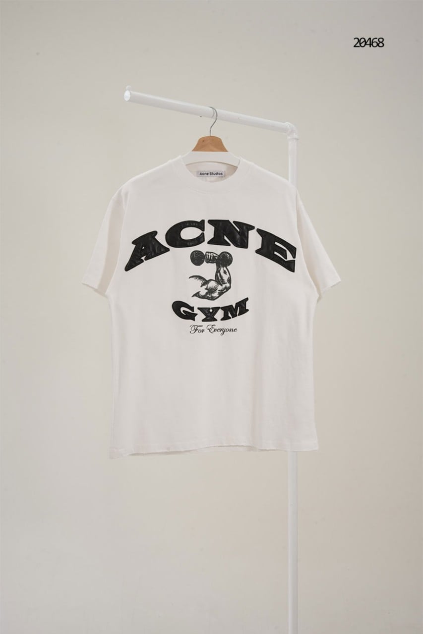 🔆 [Acne Studios] 아크네 스튜디오 아치 로고 패치 그래픽 반팔 티셔츠 🔆