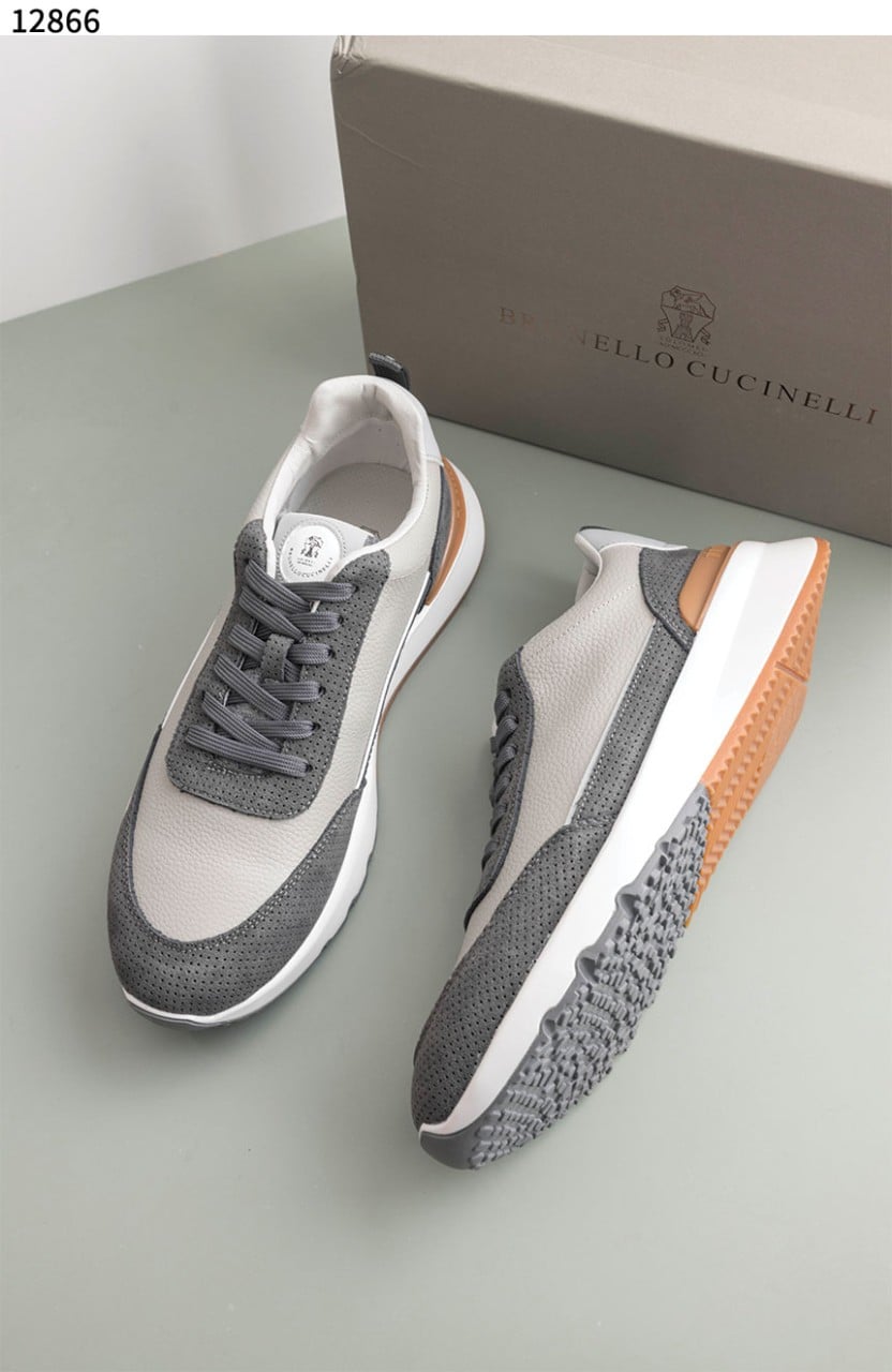 #브루넬로쿠치넬리 [Brunello Cucinelli] 남성 스웨이드 컬러 스니커즈 신상입고💢 #신발 #12866