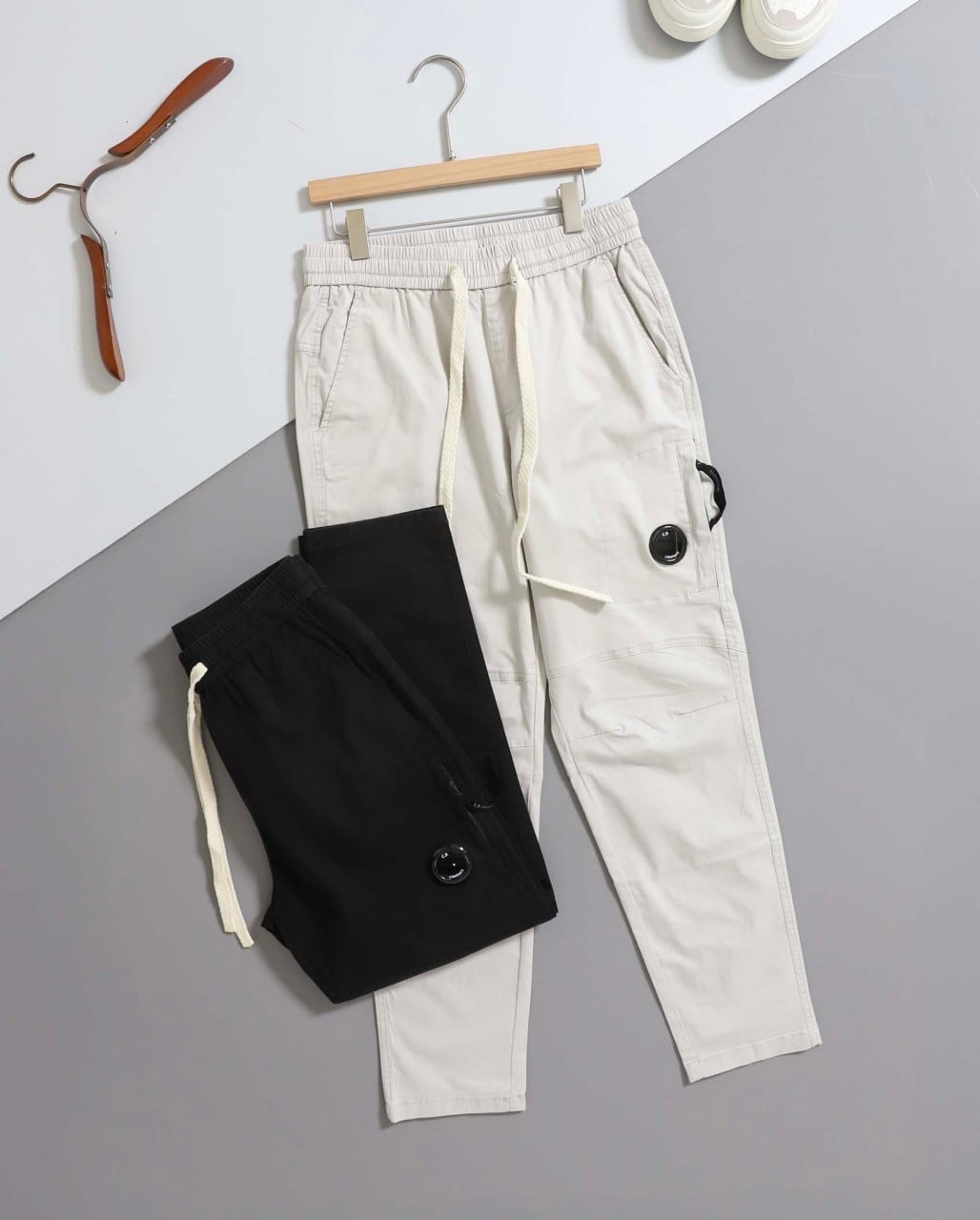 #시피컴퍼니 [ C.P ] 트라우저 렌즈 포켓 밴딩 팬츠 입고 💢 #남성하의 #바지