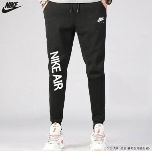 💕 나** AIR 로고 블랙 조거 팬츠 65