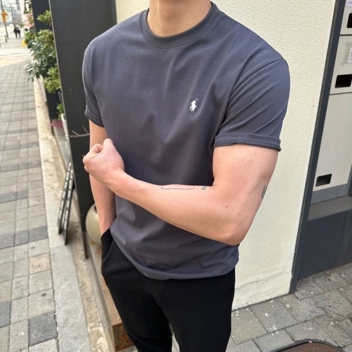 💕 폴* 베이직 머슬핏 반팔티